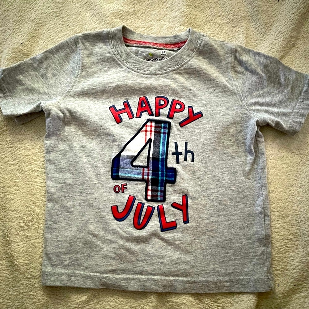 Happy 4th of July 24 months kids shirt